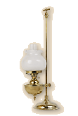 lampa naftowa z regulowaną wysokością